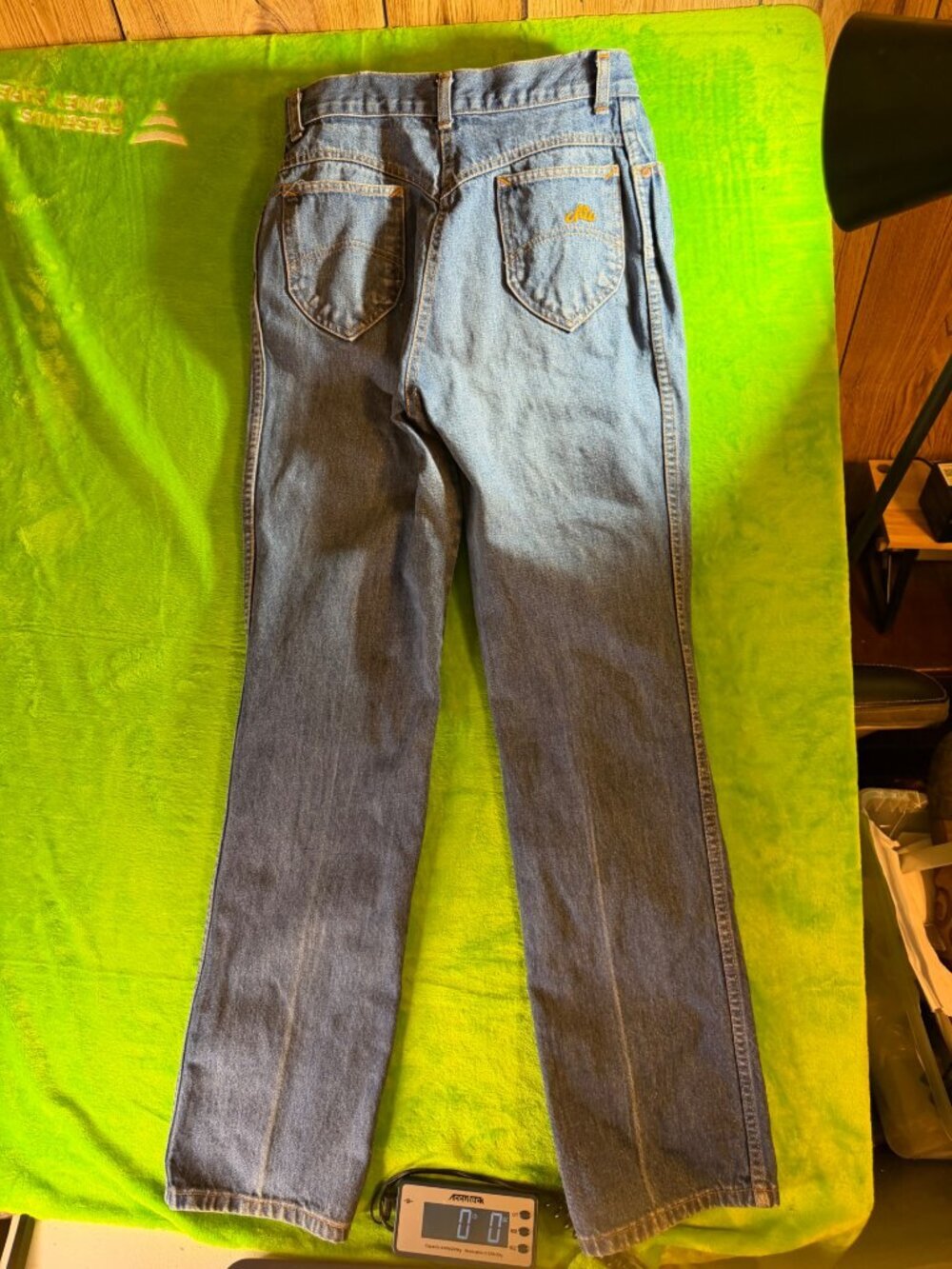Vintage H.I.S. Chic High Rise Jeans Womens 29x30 Wide Leg 90s Denim - Picture 4 of 9